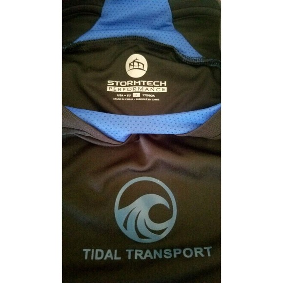 Stormtech Performance Tidal Transport Dry-Tech Polo Shirt Surf Size L Men's - Picture 4 of 4